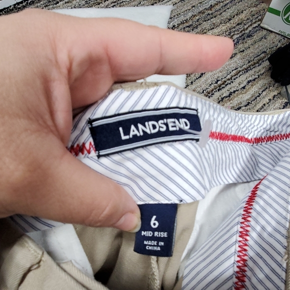 Lands'end mid rise shorts 6 - Picture 5 of 6